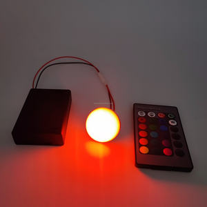 חצי כדור מנורת הנורה AA סוללה תיבת <span class=keywords><strong>LED</strong></span> הנורה אור נייד מיני RGB פנס לילה אור מראה חדר הלבשה קמפינג אור הנורה - Product Image 4