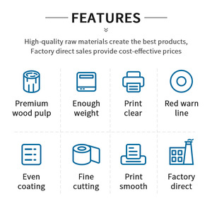 50x40x12 mét nhiệt giấy cuộn cho POS thiết bị đầu cuối con Nợ nhận nhiệt con lăn - Product Image 4