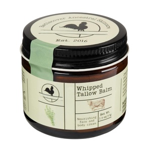 OEM Natural Honey Talg Cream Frische feuchtigkeit spendende geschlagene Gesichts balsam Honig butter creme Bio-Gras Fed Beef Talg Großhandel - Product Image 3