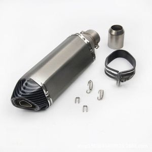 Tubo de Escape Triangular Inclinado Modificado, Apto para Modificación de Accesorios de Escape Huanglong Yoshimura - Product Image 2