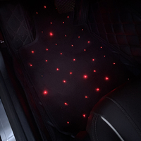 Tapis de voiture en étoile pour tapis étoilé à lumière LED IP65 avec source d'éclairage à fibre optique Contrôle vocal et charge sans fil