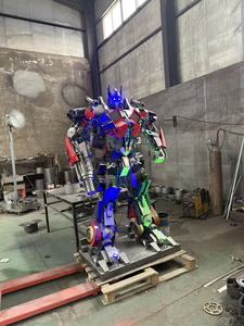 Statue réaliste de <span class=keywords><strong>Megatron</strong></span> Transformer de 3 m de haut, grande sculpture de robot en métal pour parc à thème et exposition commerciale - Product Image 6