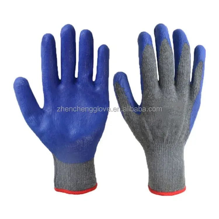 Gloves work and protection latex coated work STG gloves for SAUDI MARKET