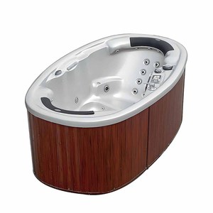 อ่างน้ำวนนวดสปา2คนอ่างอาบน้ำร้อนสันหลังยาวกลางแจ้งอ่างน้ำวน - Product Image 5