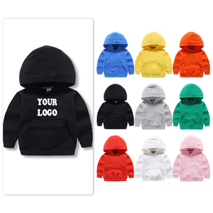 Sweat-shirts décontractés d'hiver avec logo personnalisé pour garçons et filles de 8 à 14 ans, 100% coton molletonné réversible - Product Image 5