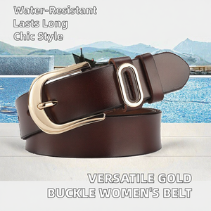 Nuevo Cinturón Casual de Aleación con Hebilla de Aguja para Mujer al por Mayor - Duradero, Impermeable y Ligero con Patrón Sólido - Product Image 2