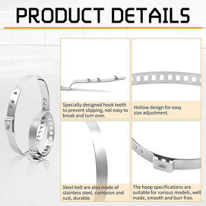 Kit Klem Ban Boot CV Poros Penggerak Baja Tahan Karat 304 Universal yang Dapat Disesuaikan untuk Ukuran Kecil & Besar - Product Image 3