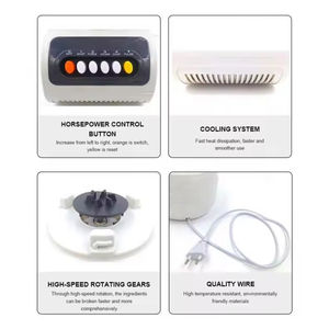 Licuadora Multifuncional Profesional 999 National 2 en 1, Recipiente de Acero Inoxidable de 1.5L, Eficiencia Energética, para el Hogar - Product Image 2