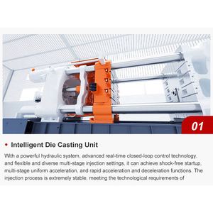 Machine de moulage sous pression à chambre froide série LK IMPRESS PLUS, adaptée au moulage d'alliages d'aluminium, de cuivre, de laiton et de magnésium - Product Image 6