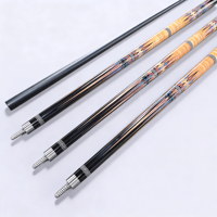 Barang Baru Terlaris XIKUNO 1/2 Split Center Joint Snooker Cue Fiberglass Aluminium Alloy Joint Panjang 147cm Premium Billiard Cue