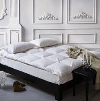 Großhandel Super Weicher Flauschiger Matratzentopper Extra Dick Wasserdicht Queen King Size Hotel Matratzenauflage