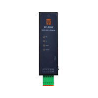 Convertidor de Puerta de Enlace Modbus RS485 a Ethernet de Tamaño Pequeño para Montaje en Riel DIN, DC 5-36V IEEE802.3af para IoT