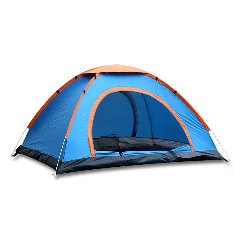 3-4 kişi açık otomatik kamp çadırı çift çadır el atma kamp çadırı
