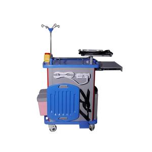 ABS Plastic Multi-Functional Emergency Rescue Cart with Five Drawers Hospital <b>Ambulance</b> Trolley - Product Image 5