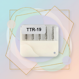 Frese Dentali Diamantate TTR-19 per Varie Preparazioni Dentali in Pratica Clinica, Utilizzate per la Molatura - Product Image 3
