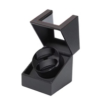 Remontoir de montre automatique à double position en cuir de qualité supérieure-Moteur silencieux, conception anti-poussière pour les montres de luxe