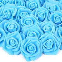 Tête de fleur artificielle en PU simulé - Cadeau du Nouvel An chinois - Bouquet de fleurs DIY - Rose en mousse - Fleur artificielle