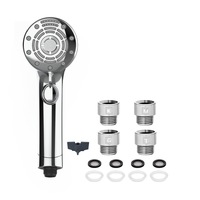 Nouveau modèle de robinet de salle de bain avec accessoire micro-bulles, pommeau de douche nano beauté effet pluie, pressurisé, chromé, moderne, pour usage hôtelier mural