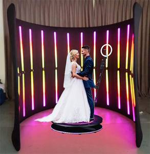 เครื่องทำบูธรูป360ทำจากอลูมิเนียมอัลลอยด์พร้อมรีโมทคอนโทรลอุปกรณ์เสริมใช้ได้กับ iPad สมาร์ทโฟน2025 - Product Image 3