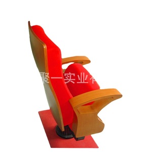 Chaise de théâtre en tissu et métal avec accoudoirs pour auditorium, école, usage commercial - Product Image 3