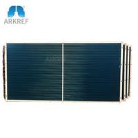 Radiateur, climatisation centrale, chauffage et refroidissement, ventilateur de bobine, évaporateur, tube en cuivre, ailette en feuille d'aluminium, condenseur industriel