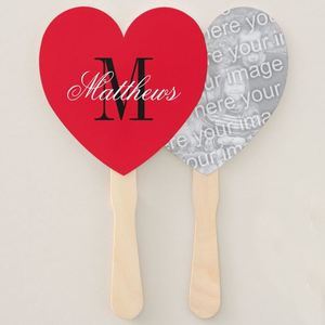 Abanico de Papel Portátil con Forma de Corazón, Hecho a Mano, Impresión Personalizada a Todo Color por Ambos Lados, para Promociones, Precio de Fábrica, Venta Caliente de Verano - Product Image 4