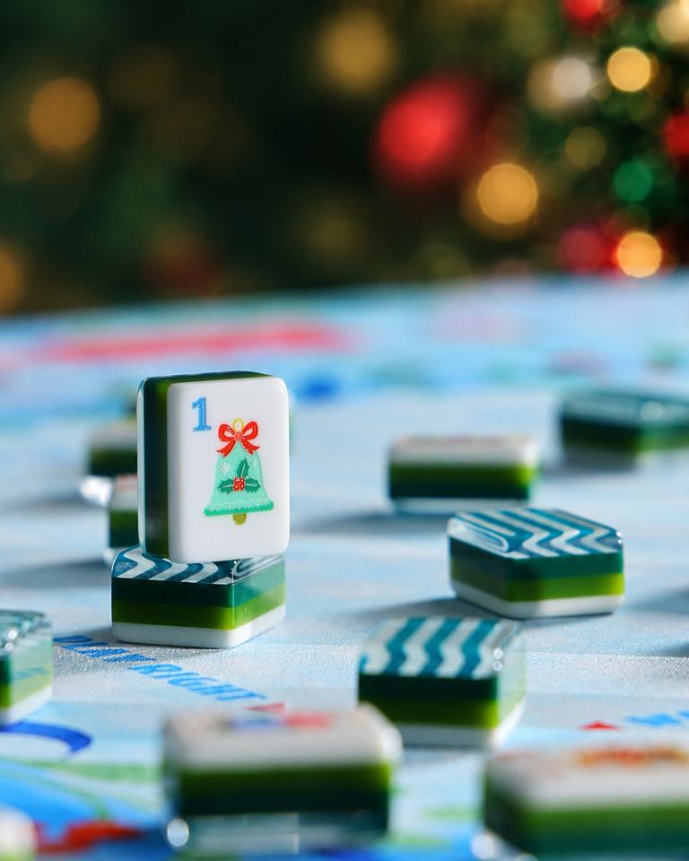 House Number Patterns 160 Pcs American Mahjong Tiles Christmas Nutcracker Gingerbread House ...