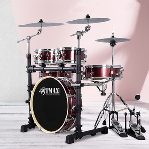 Batería <span class=keywords><strong>de</strong></span> Jazz Profesional Portátil para Músicos Adultos, Calidad <span class=keywords><strong>de</strong></span> Exportación con Cámara <span class=keywords><strong>de</strong></span> Acero Inoxidable y PVC - Product Image 4
