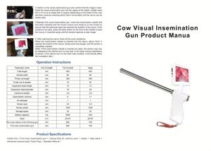 ปืนยิงสเปิร์มจำลองการผสมเทียมวัวด้วยการผสมเทียมแบบดิจิทัล - Product Image 5