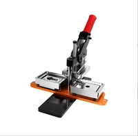 Vente directe fabricant : Kits de fabrication d'aimants de réfrigérateur rectangulaires en étain 65*90mm et de badges, avec outils industriels