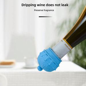 Creative Crown Shaped <b>Wine</b> Stopper, Food-grade Full Silicone Leakproof Fresh Keeping Bottle Plug for Home Use - Product Image 5