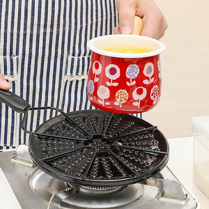 <span class=keywords><strong>Plaque</strong></span> diffuseur <span class=keywords><strong>de</strong></span> chaleur en émail noir pour cuisinière à <span class=keywords><strong>gaz</strong></span>, <span class=keywords><strong>plaque</strong></span> <span class=keywords><strong>de</strong></span> conduction thermique, protection pour ustensiles <span class=keywords><strong>de</strong></span> cuisine, pour petites poêles, chauffage progressif - Product Image 5