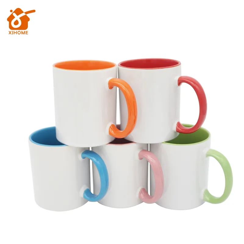 11 oz 15 oz canecas para casal, produtos de subolmação em branco impressos em copo cerâmica café da cerâmica canecas de cerâmica