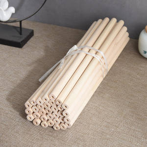 Nhà Sản Xuất Trực Tiếp Thon Gỗ Cứng Chưa Hoàn Thành Gậy Gỗ Bạch Dương Có Lỗ - Product Image 6