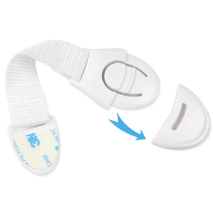 Ebay più caldo bambino strap di sicurezza serrature a prova di bianco serratura armadietto per il bambino prodotto per cassetto armadio frigo porta per animali domestici - Product Image 3