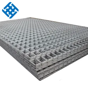 Panel jala kawat Grid logam galvanis kekuatan baik Rebar Brc memperkuat beton rol jala kawat lasan