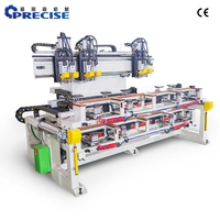 Centre de traitement CNC haute capacité pour cadres de portes en bois, avec glissière fluide, pour la fabrication de portes en bois (OEM)