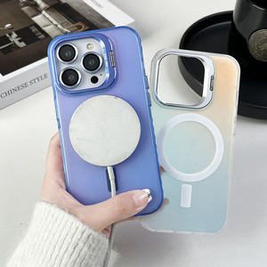 Nouveau design mat IMD support de caméra magnétique <span class=keywords><strong>coque</strong></span> de téléphone avec protecteur de caméra pour <span class=keywords><strong>iPhone</strong></span> 16 15 14 13 <span class=keywords><strong>12</strong></span> 11 Pro Max - Product Image 3