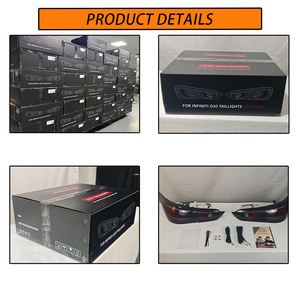 Новый дизайн задних фонарей SINDAR <span class=keywords><strong>Auto</strong></span> LED в стиле Hawkeye для Infiniti Q50 2013-2017 VQ37, аксессуары для тюнинга автомобиля - Product Image 6