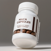 Vente en gros de capsules Booster de fesses Supplément aux herbes à marque privée OEM Capsules de racine de maca noire pour élargissement des hanches pour femmes et hommes