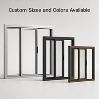 Porte coulissante et pliante moderne en aluminium avec rail étanche et design empilable pour maison, bureau, patio