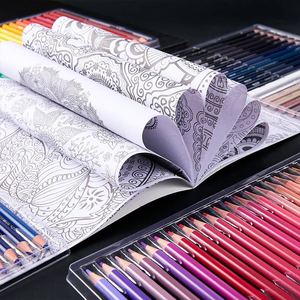 Ensemble de crayons de couleur BOMEIJIA 72 couleurs, crayons à l'huile de haute qualité, échantillon gratuit, 50 crayons ronds pour le dessin, logo OEM - Product Image 5