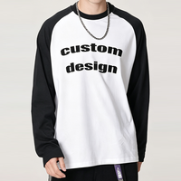 T-shirt en coton lourd 270 g/m² avec logo personnalisé |   Vêtements de Travail en Gros pour Équipes - Haut à Manches Longues |   T-shirt streetwear vierge, directement de l'usine