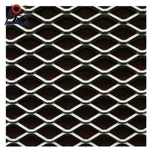 Custom heavy duty stainless steel security door diamond hole expanded metal screen for wall facade