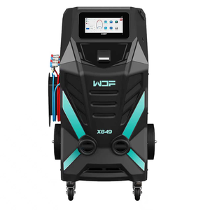 Unidad DE SERVICIO DE CA completamente automática mejorada Dual <span class=keywords><strong>Gas</strong></span> <span class=keywords><strong>R134A</strong></span> 1234YF máquina de recuperación de <span class=keywords><strong>carga</strong></span> WDF X849 con impresora para todos los coches - Product Image 2