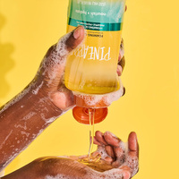Gel douche blanchissant ananas avec logo personnalisé, parfum longue durée, fruits naturels, beurre de karité végétalien pour hommes et femmes parfumés