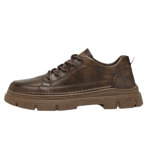 Zapatos de cuero para hombre transpirables, informales, con suela gruesa, que aumentan la altura, modernos y versátiles, al por mayor, en stock 2026 - Product Image 5