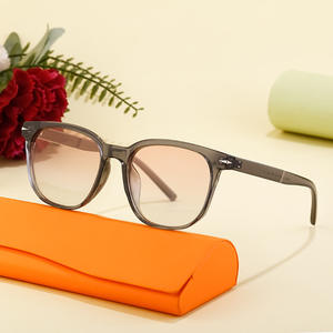 Gafas de sol para hombre Dl-28216, montura de metal TR, lentes TAC con protección UV400, color negro, montura grande, para uso en exteriores. - Product Image 3