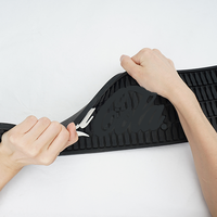 Tapis de café en PVC personnalisé tapis de séchage de vaisselle absorbant à dos souple accessoires de cuisine en plastique accessoires de verres