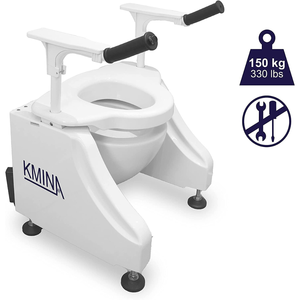 ที่ยกฝารองนั่งชักโครกไฟฟ้า (150 กก.) พร้อมราวจับในห้องน้ำ รุ่น KMINA K30022 - Product Image 4